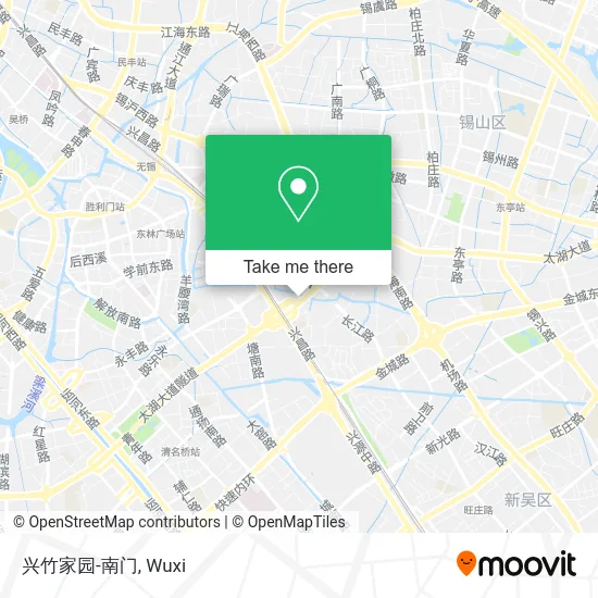 兴竹家园-南门 map