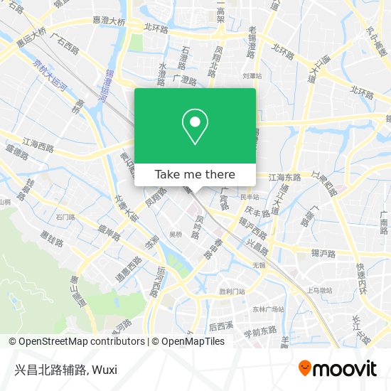 兴昌北路辅路 map