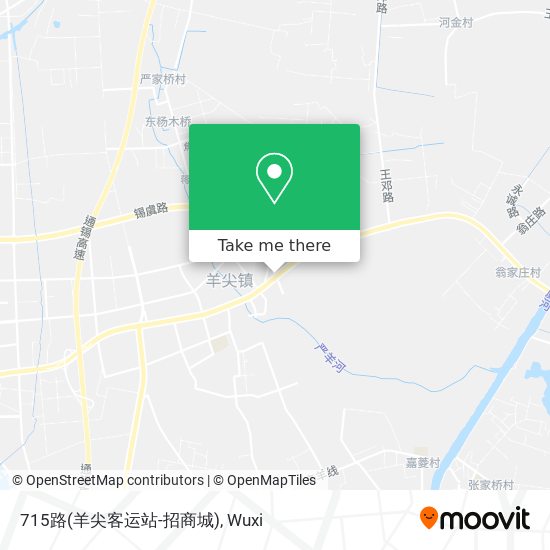 715路(羊尖客运站-招商城) map