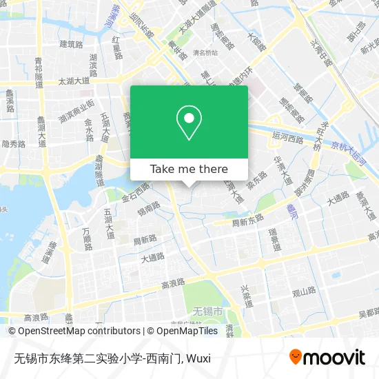 无锡市东绛第二实验小学-西南门 map