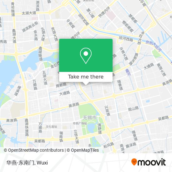华燕-东南门 map