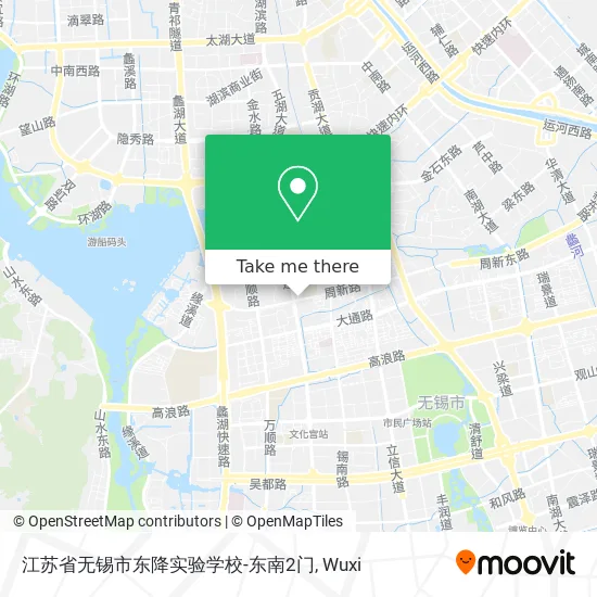 江苏省无锡市东降实验学校-东南2门 map