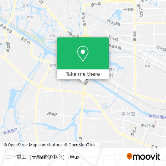三一重工（无锡维修中心） map