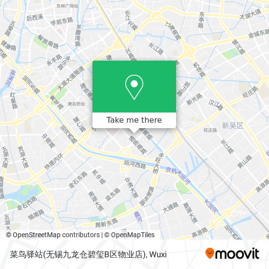 菜鸟驿站(无锡九龙仓碧玺B区物业店) map