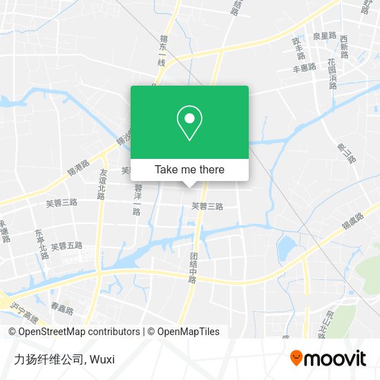 力扬纤维公司 map