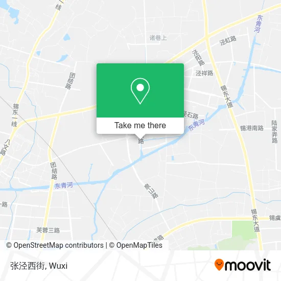 张泾西街 map