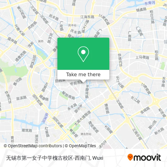 无锡市第一女子中学槐古校区-西南门 map