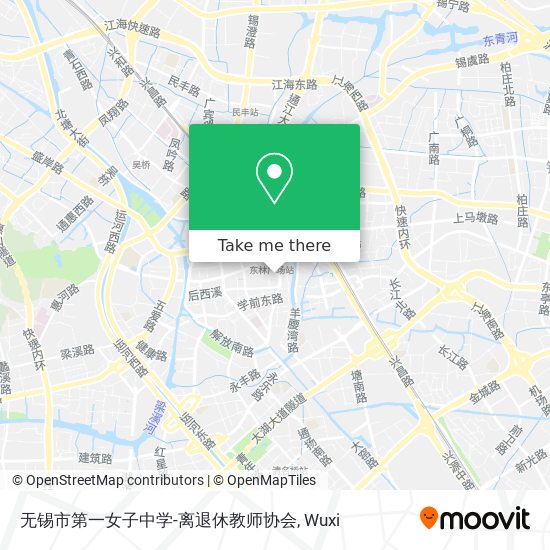 无锡市第一女子中学-离退休教师协会 map