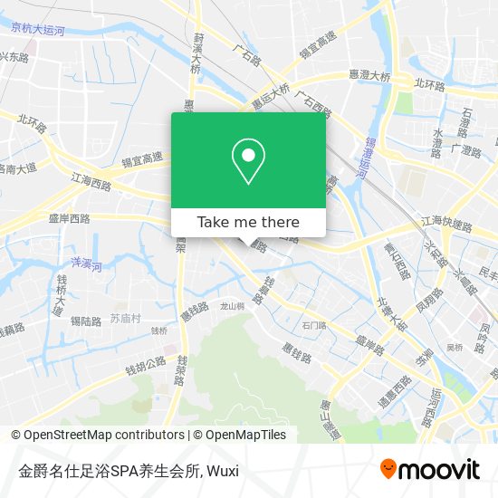 金爵名仕足浴SPA养生会所 map