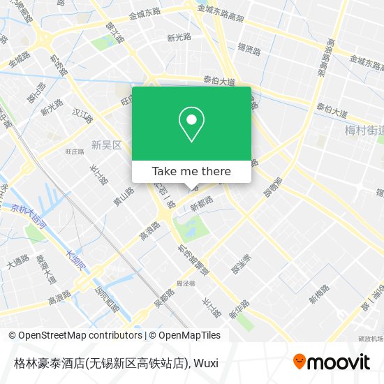 格林豪泰酒店(无锡新区高铁站店) map