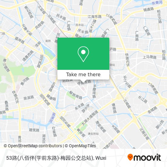 53路(八佰伴(学前东路)-梅园公交总站) map