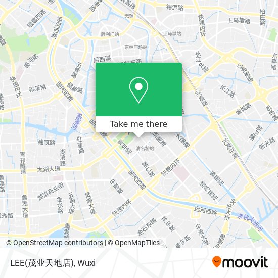 LEE(茂业天地店) map