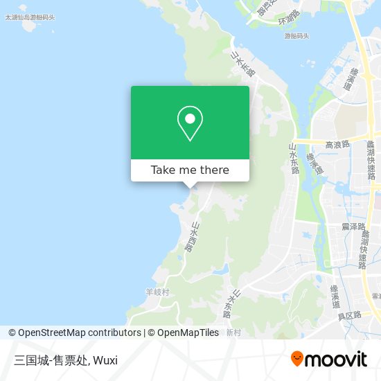三国城-售票处 map