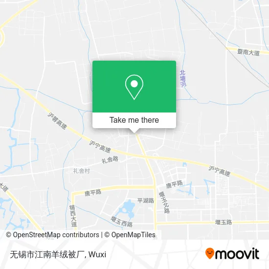 无锡市江南羊绒被厂 map