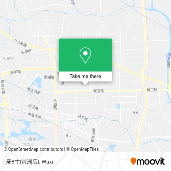 爱8寸(前洲店) map