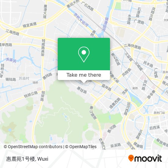 惠麓苑1号楼 map