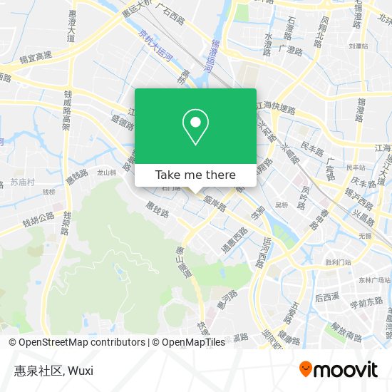 惠泉社区 map
