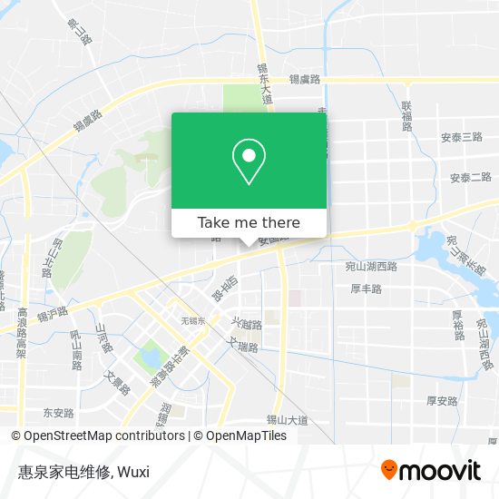 惠泉家电维修 map