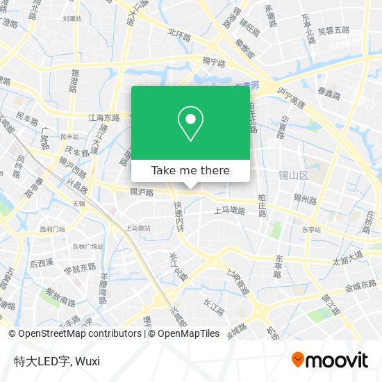 特大LED字 map