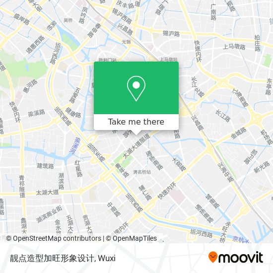 靓点造型加旺形象设计 map