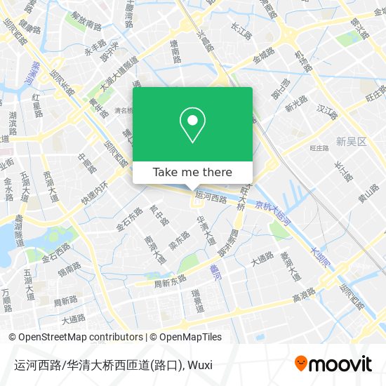 运河西路/华清大桥西匝道(路口) map