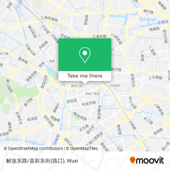 解放东路/县前东街(路口) map
