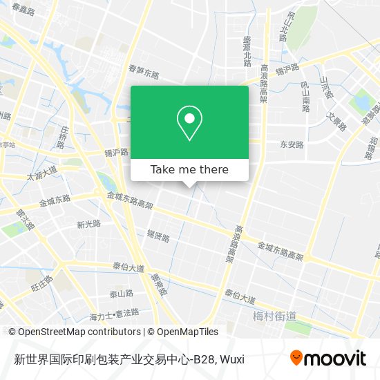 新世界国际印刷包装产业交易中心-B28 map