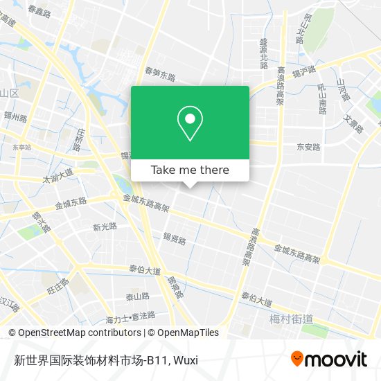 新世界国际装饰材料市场-B11 map