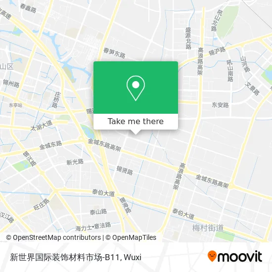 新世界国际装饰材料市场-B11 map