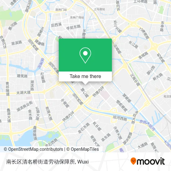 南长区清名桥街道劳动保障所 map