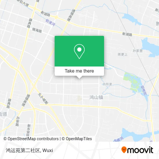 鸿运苑第二社区 map