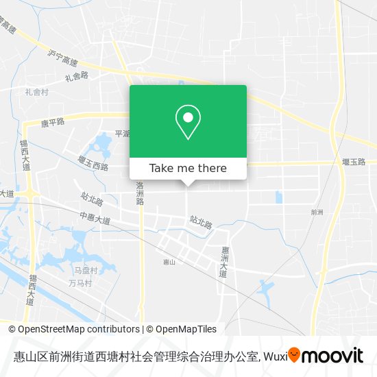 惠山区前洲街道西塘村社会管理综合治理办公室 map