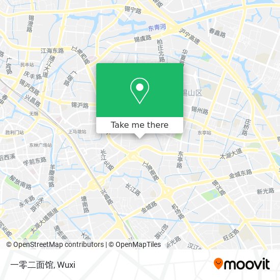 一零二面馆 map