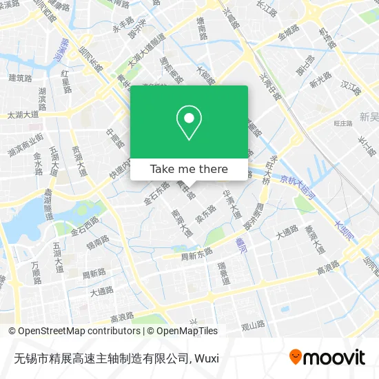 无锡市精展高速主轴制造有限公司 map