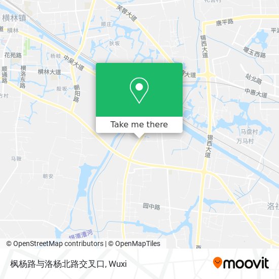 枫杨路与洛杨北路交叉口 map