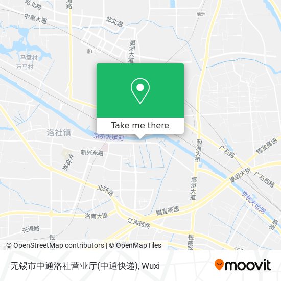无锡市中通洛社营业厅(中通快递) map