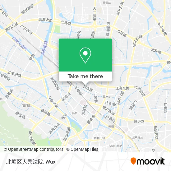 北塘区人民法院 map