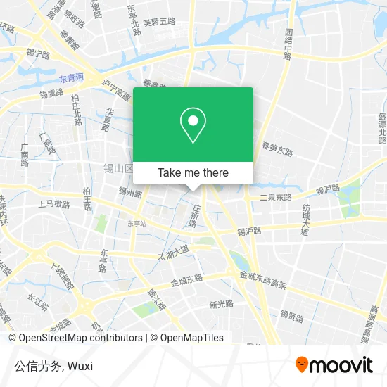 公信劳务 map