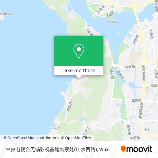 中央电视台无锡影视基地售票处(山水西路) map