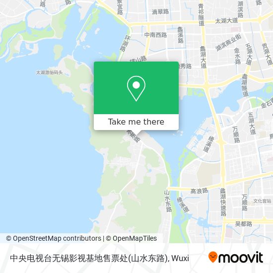 中央电视台无锡影视基地售票处(山水东路) map