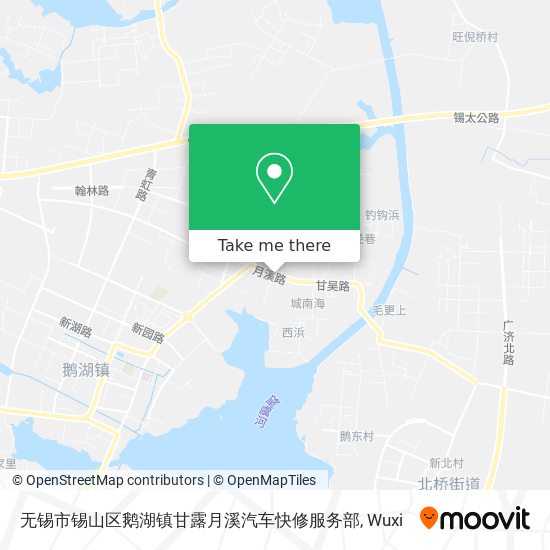 无锡市锡山区鹅湖镇甘露月溪汽车快修服务部 map