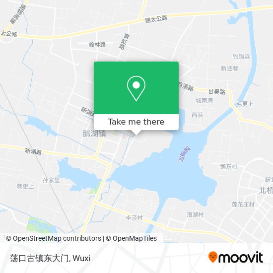 荡口古镇东大门 map