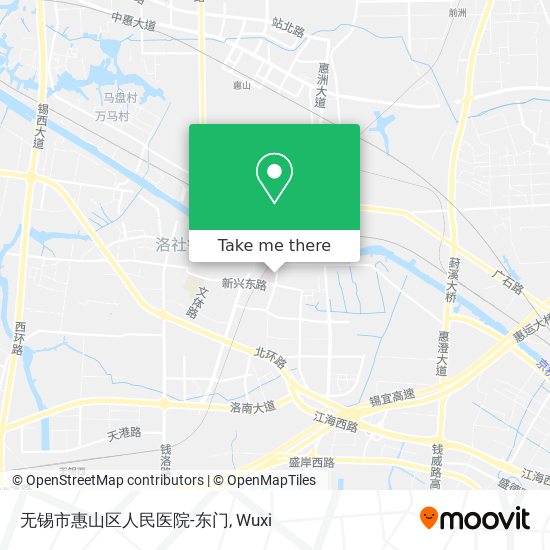 无锡市惠山区人民医院-东门 map