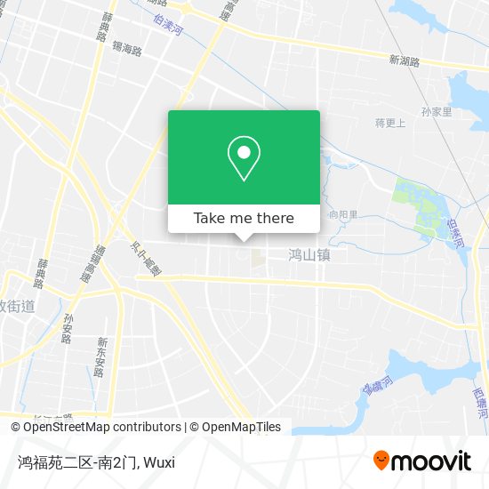 鸿福苑二区-南2门 map