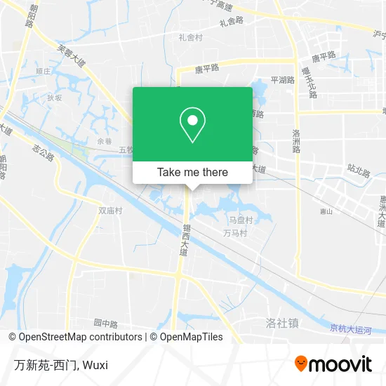 万新苑-西门 map