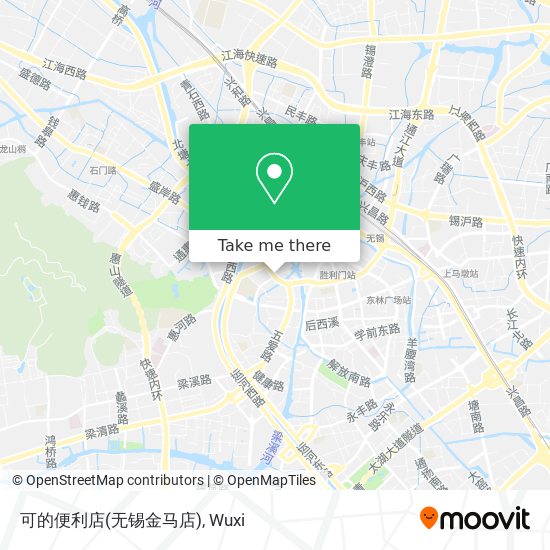 可的便利店(无锡金马店) map