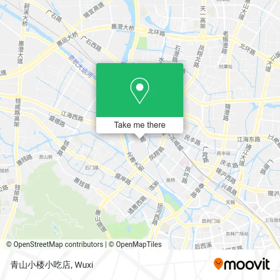 青山小楼小吃店 map