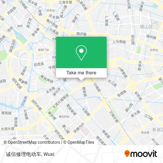 诚信修理电动车 map