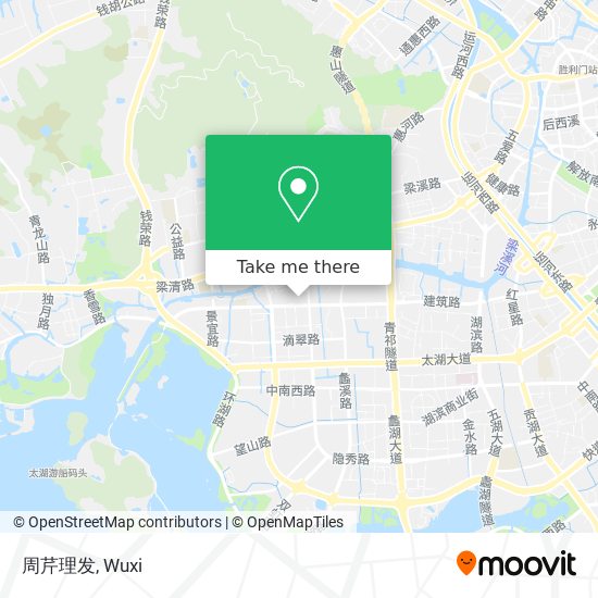 周芹理发 map