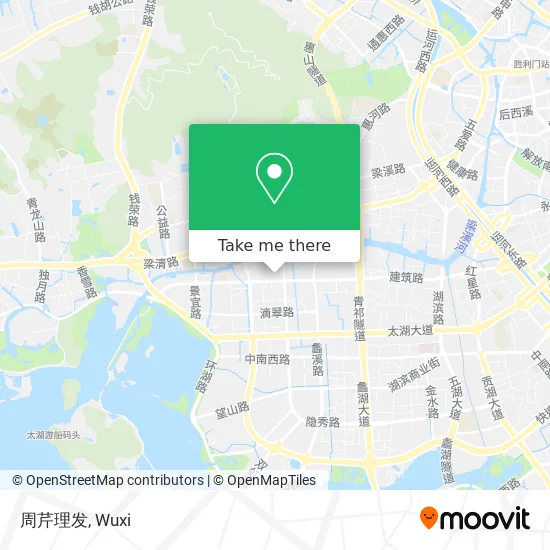 周芹理发 map